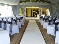 friern manor ceremony with our aisle carpet