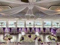purple-chair-sash-and-chandelier-centrepiece